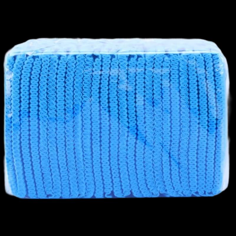 Disposable Non-woven Head Covers (100 Pcs) синий