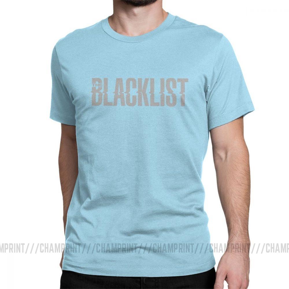 Men Good Tv Series The Blacklist T Shirt Reddington Raymond Red Hat Fandom Crime Cotton Short Sleeve Tees 4XL 5XL 6XL T-Shirts