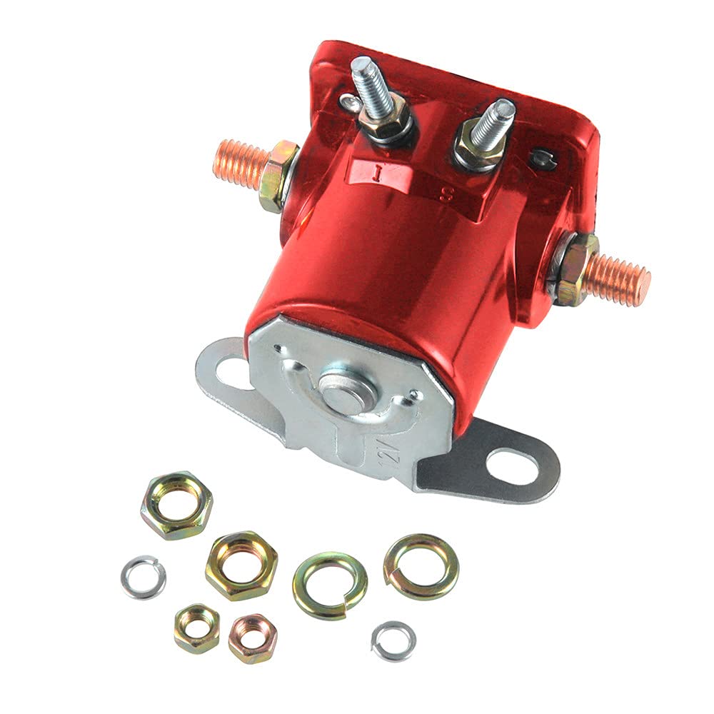 

SS581T/ ALL76203 12V SW3 Heavy Duty Diesel Hot Rod Starter Solenoid Relay Replaces B-6A-11450A,C6AF,C7AF,C3912, C9AF,D2AF11450AA 50-430 YS-01005