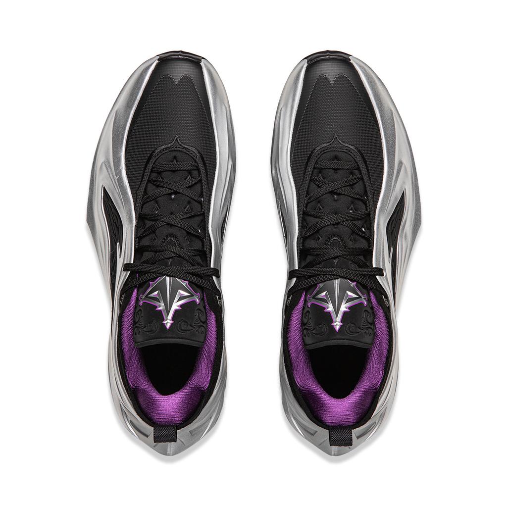 Li Ning JB4 Cushioning Slip Resistant Abrasion Resistant Breathable Rebound Grip Low top Basketball Shoes Men's Black ABAV089-12