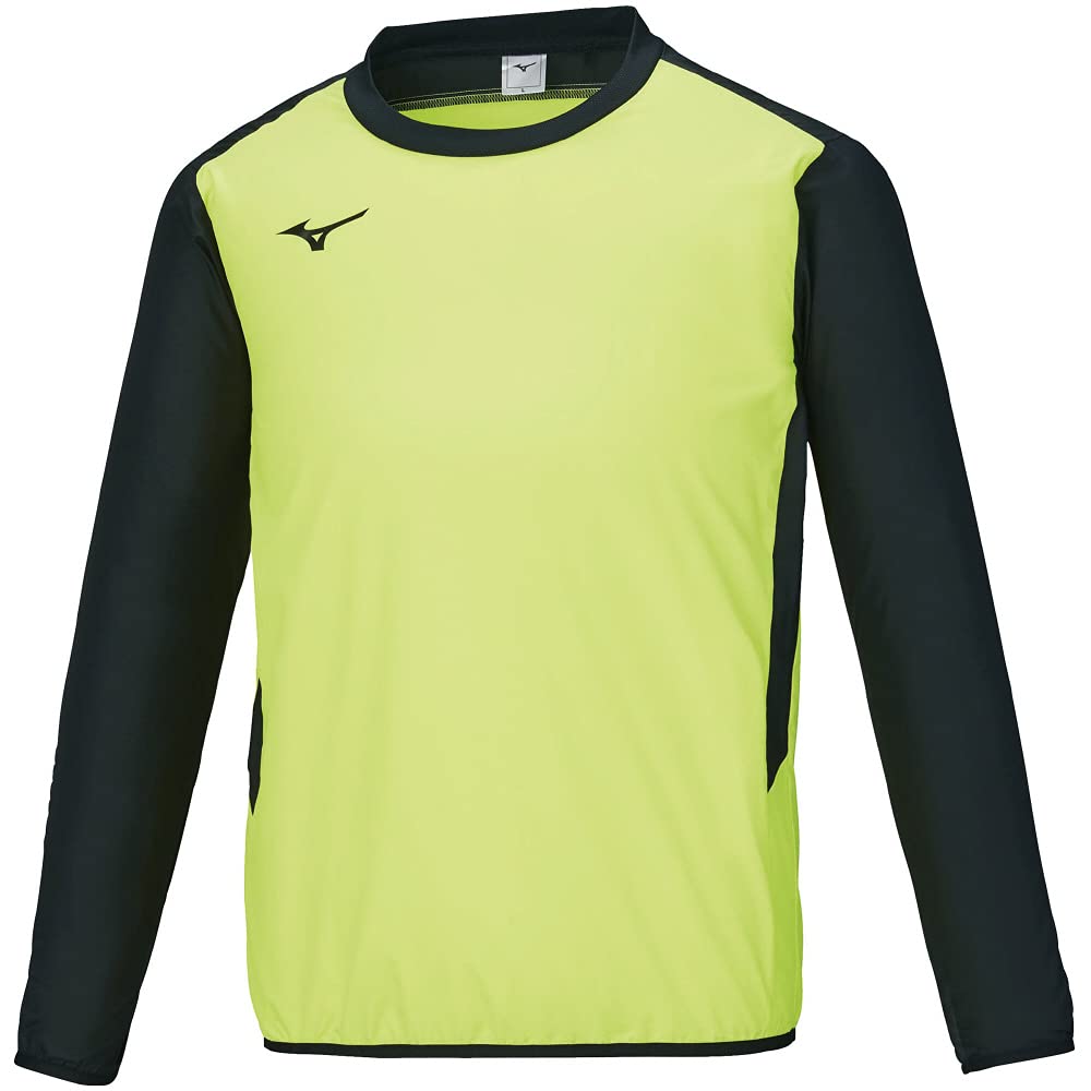 Mizuno Soccer Wear Piste Shirt P2ME1G50 Size M Black/Safety Yellow,