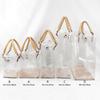 Transparent Pvc Diy Handbag Handmade Portable Large Capacity Bag Gift For Girls