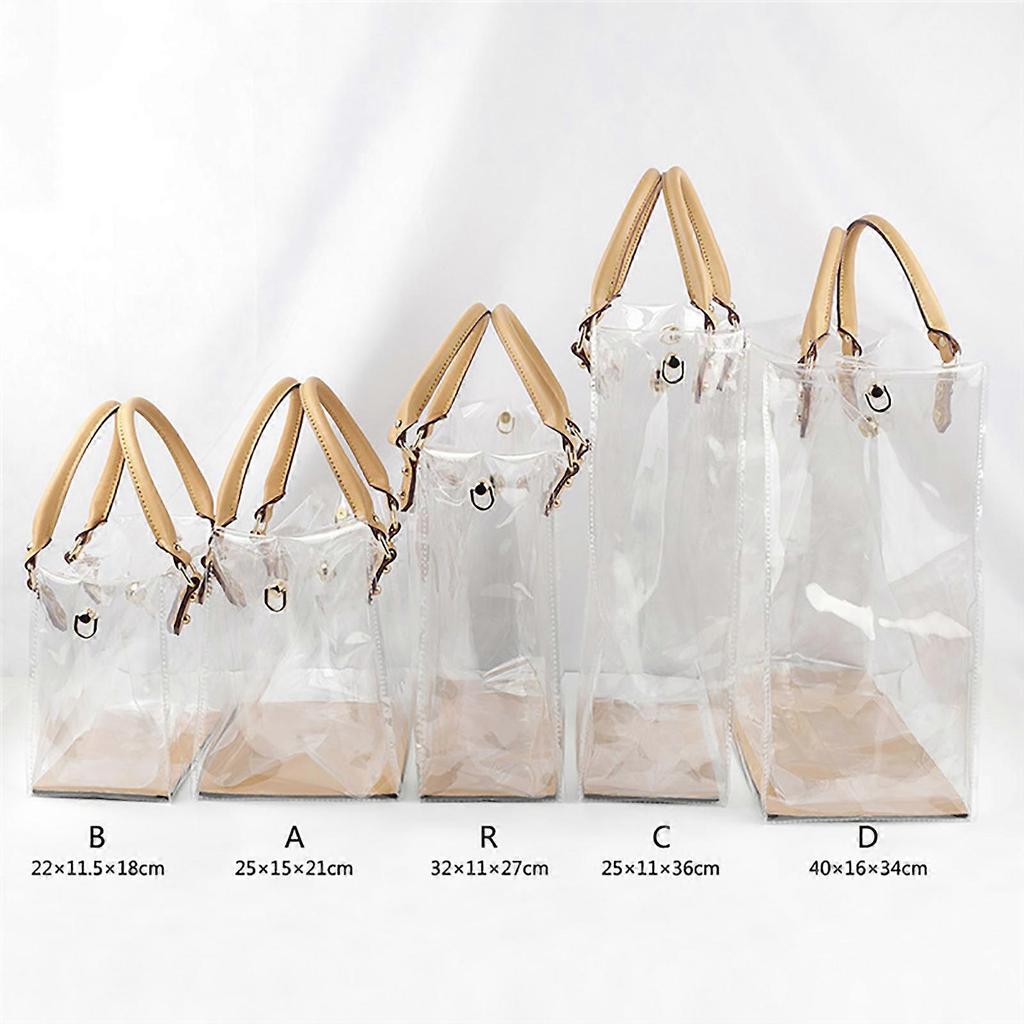 Transparent Pvc Diy Handbag Handmade Portable Large Capacity Bag Gift For Girls