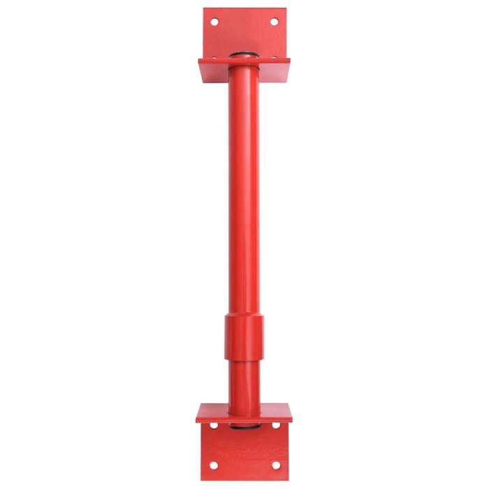 Support mural - VIDAXL - 78 cm - Acier - Rouge - Charge max 1000 kg