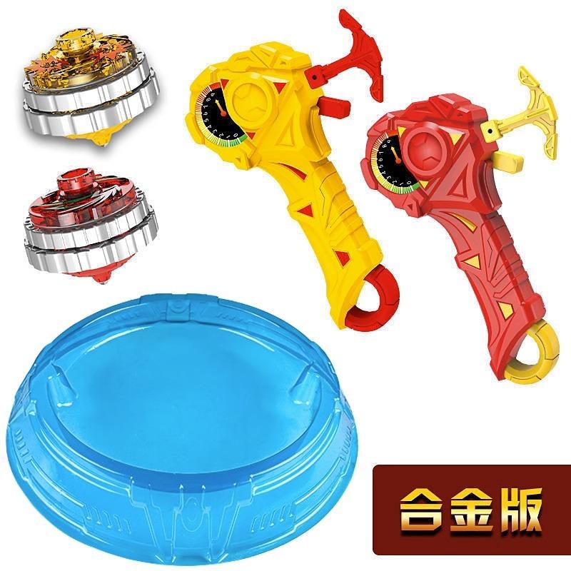 Children'S Toy Gyro Integrated Luminous Alloy Gyro Toy Battle Gyro Launcher Stall