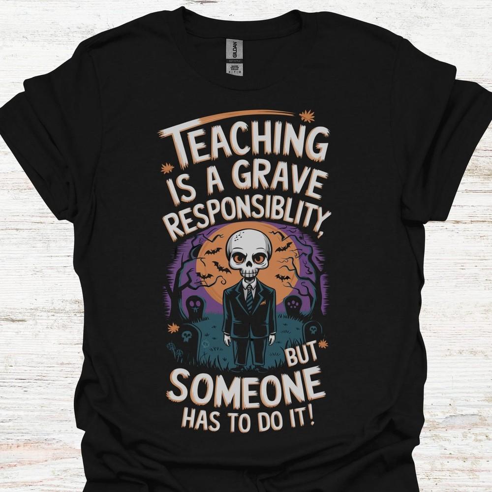26 Halloween Teacher Shirt,  Humorous Halloween Teacher T-Shirt, Funny Teacher Unisex T-Shirt XXXXL