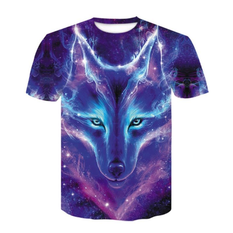 

Футболка с принтом животных в виде мультфильма 3D Harajuku для мужчин и женщин, уличная одежда с коротким рукавом, круглым вырезом, повседневный удобный модный топ 6XL