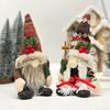 Christmas Doll Decorations Holding Branches Rudolph Doll Dwarf Faceless Doll Doll Ornaments Christmas Table Centerpiece Holiday Gifts Plush Toys