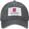 Busan Metropolitan City Logo Baseball Cap Vintage Washed Denim Style Adjustable Dad Hat for Adults