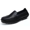 526 Men'S Shoes Leather Shoes One Pedal Flat-Soled Handmade Casual Shoes Spring Low-Top Feet Leather Single Shoes