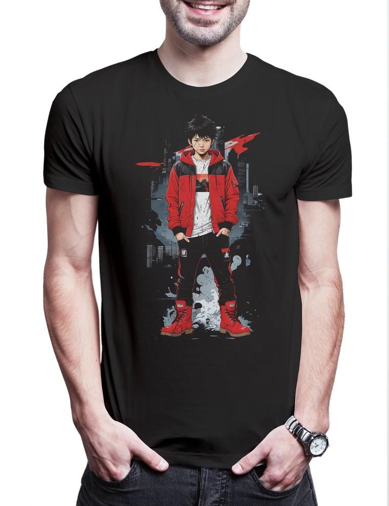 Neo-Tokyo Biker Men's T-Shirt Kaneda Anime Shotaro Akira Cyberpunk Tokyo Neo