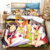 3D Print Anime Kawaii Girls Nao Tomori Bedding Set Double Twin King Duvet Cover Comforter Pillowcase Boys Girls Adults Bedroom