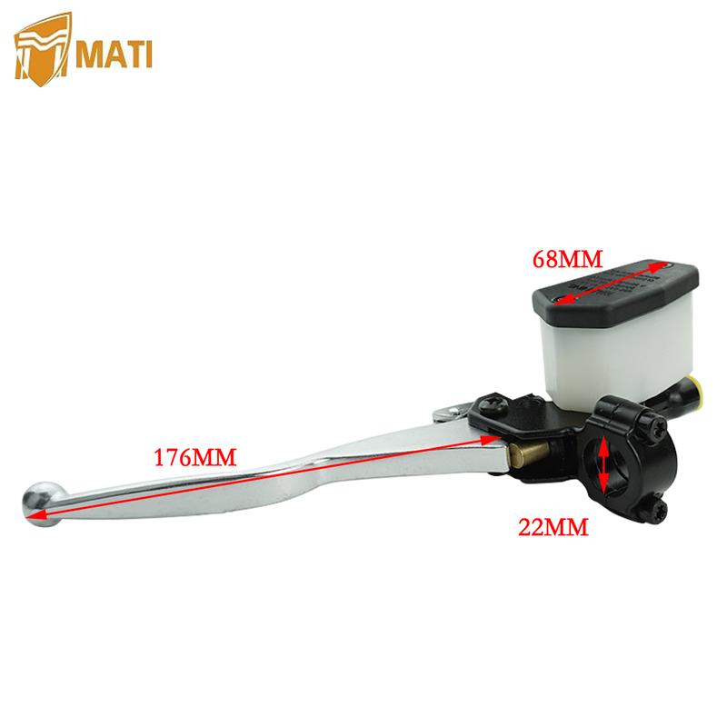 Vänster styre Bromshuvudcylinder fram för Arctic Cat 250 300 375 400 500 Bearcat 454 Ersättning 0502-387 0502-132 0502-060