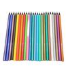 24pcs Colored Pencils 24 Color Metallic Wooden Barrel Coloring Pencils for Doodling Handbook Drawing