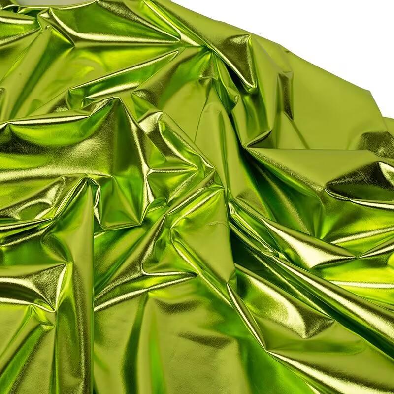 150x50cm/Stück Spandex glänzender Stoff Heißprägestoff Hochzeitsdekoration Bühnenauftritt Kleiderstoff DIY-Material