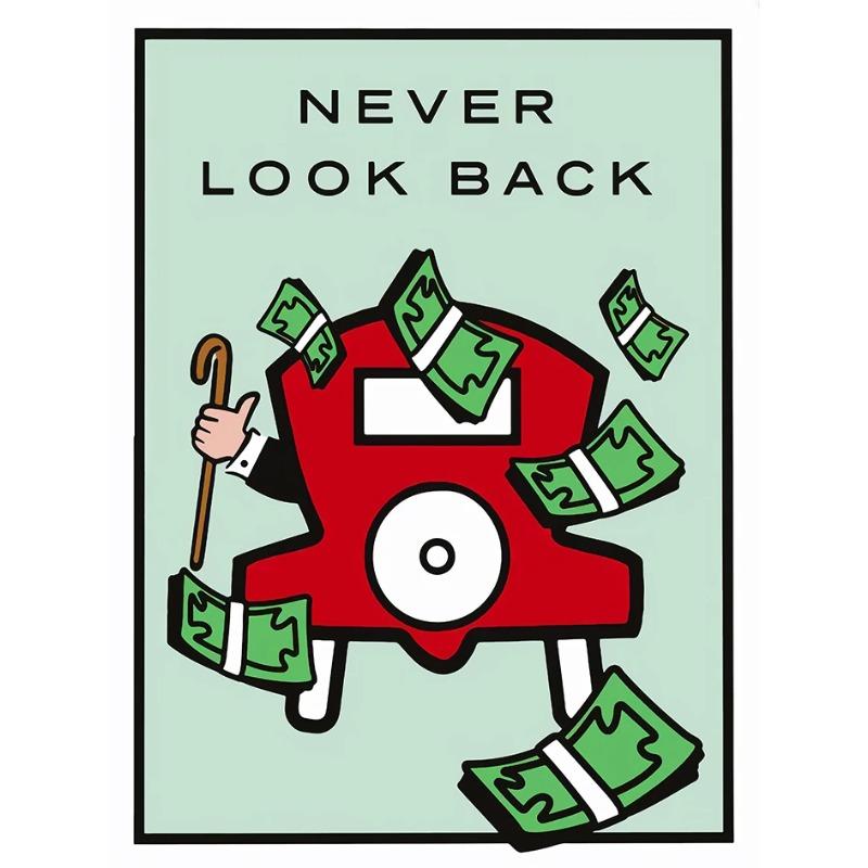 Monopoly Millionaire Money Canvas Decorative Painting Motivational Quote Art Poster Cartoon Figure Mural Home Wall Decor Picture