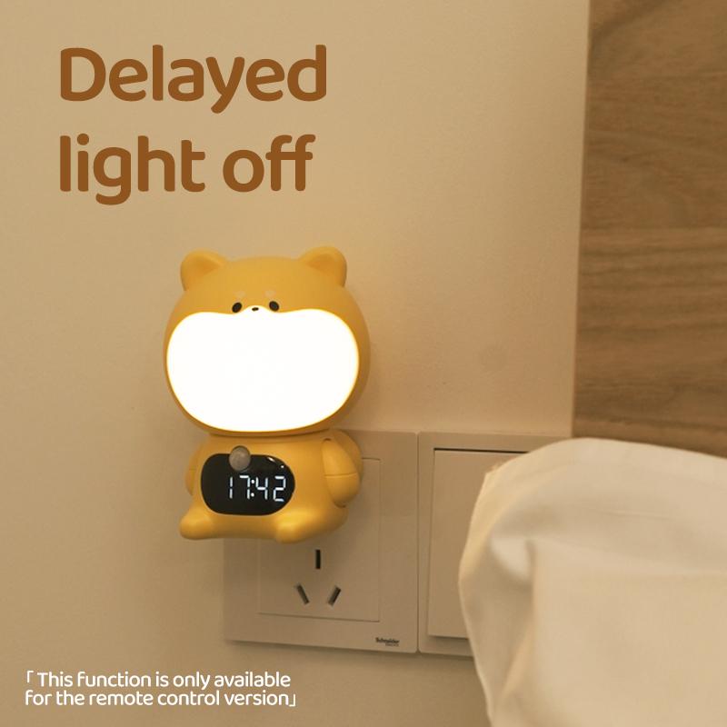 BMW Cute Pet Wall Lamp Animal Night Light Plug-In Induction Night Light With Remote Control Wall Lamp Bedroom Corridor Lighting