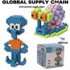 Trendige Spielbausteine Box - Kleines Nest Squidward Mädchen Lern-Geburtstagsspielzeug