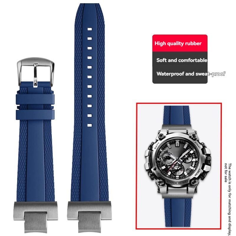 for Casio G-SHOCK series 5672 MTG-B3000 modified trendy quick release fluororubber watch strap accessories