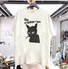 The Cranberries Schwarze Katze Basic Weißes T-Shirt Retro-Stil Unisex S5XL