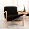 Solid Color Lazy Chair Cover Stretch Spandex Armchair Covers Removable Washable Zipper Closure Single Seat Wing Sofa Slipcovers