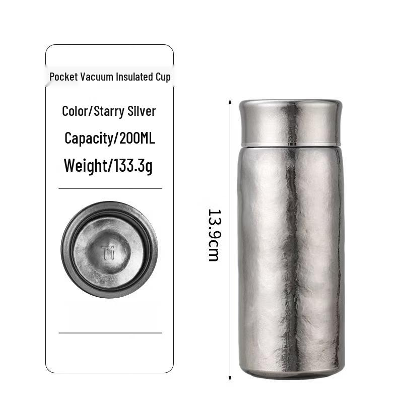 Shangqi Portable Student Insulated Pocket Mug