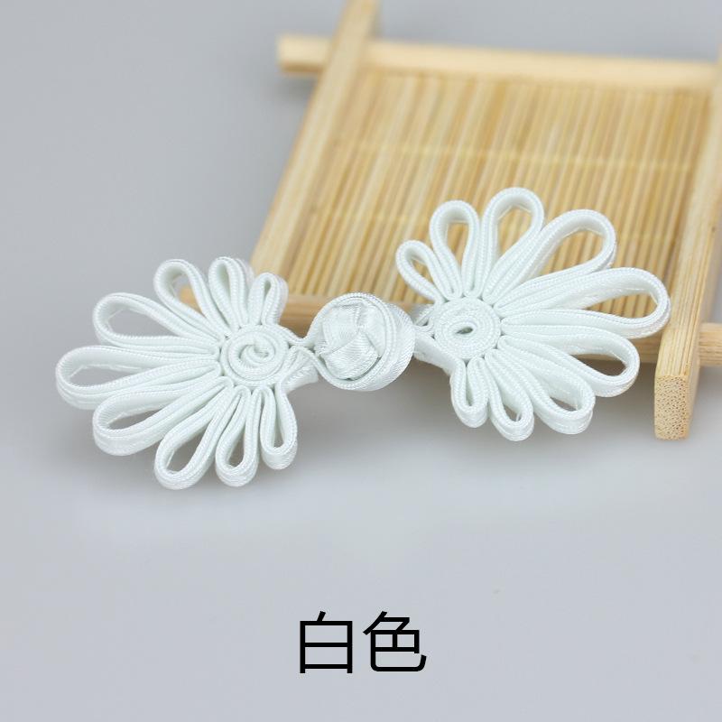 5 Pairs Fashion Flower Chinese Frog Closure Buttons Knot Fastener Sewing Handmade Craft DIY Cheongsam Cloth Button