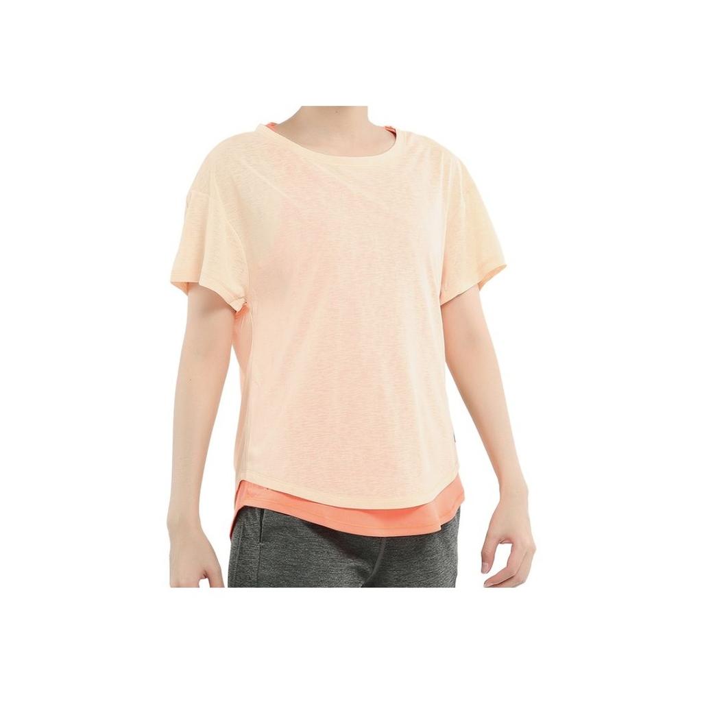adidas Comfortable Soft Breathable Casual Sports Short Sleeve Drop Shoulder T-Shirt Women Tops Orange EK2915