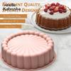Round Cake Mold Non Stick Silicone Cake Pan Cookie Pastry Baking Moulds Heat Resistant Oven Bakeware Kitchen Accessories