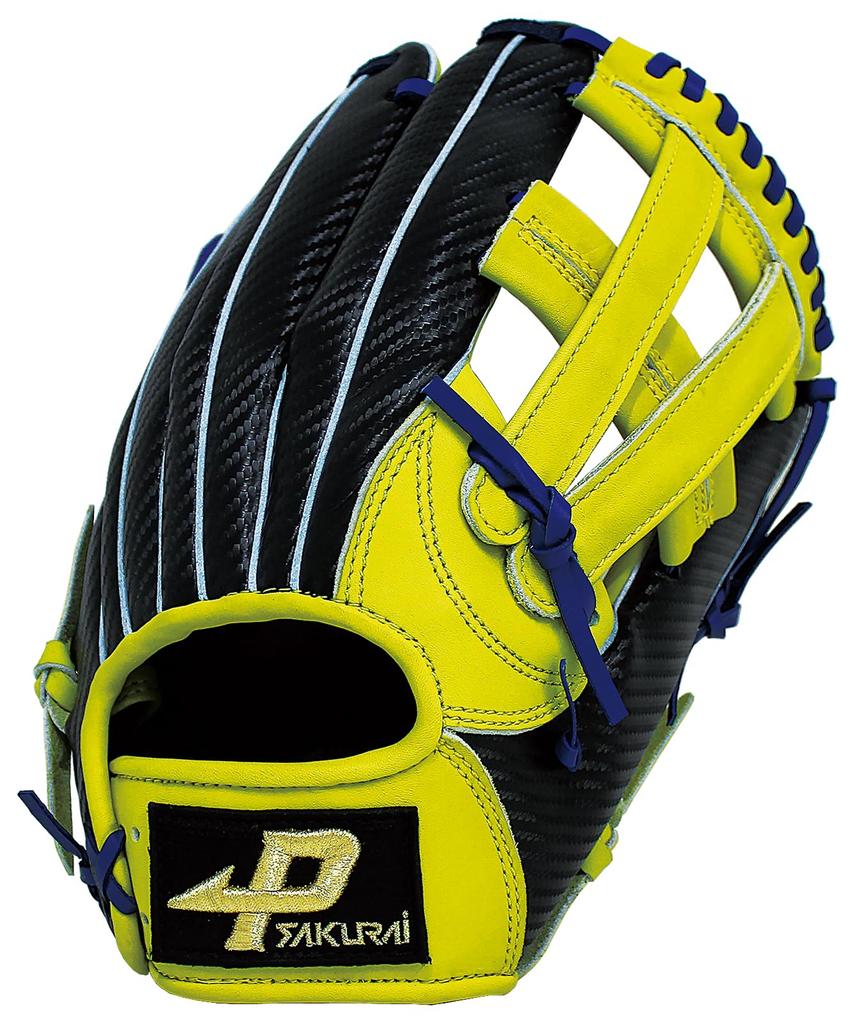 Sakurai PROMARK Soft Baseball Size PG-760S All-Around Glove, L, Black/Beige