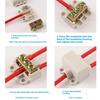 1/3PCS Screw Wiring Terminal Block High Power 1 In Multiple Out Cable Splicing 60A/400V 1-6mm2 Wire Connector