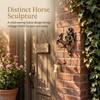 Metal Wall Mount Doorbell 4.53x 2.76in Dinner Bell Wall Shopkeeper Bell  Home Decoration