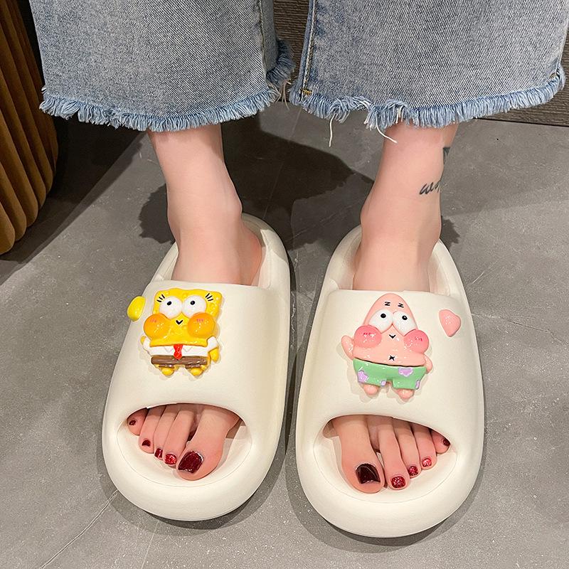 Women's Cute Hot Dog EVA Non-Slip Summer Slippers - Clog-Style, Versatile, and Casual