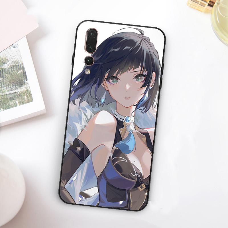 Yelan Genshin Impact For Huawei Nova Y60 Y70 Y90 Y72 Y73 Y61 Y91 7i 8i 11i 12i 12s 9 10 SE P20 P30 P40 Lite Case