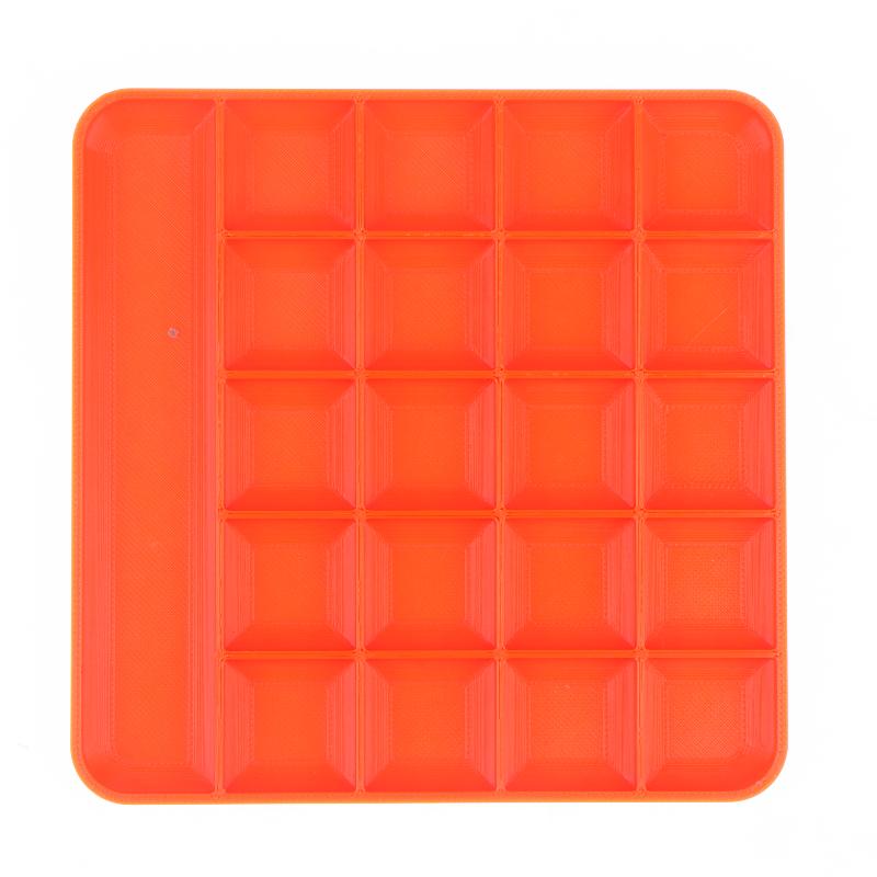 Multi Compartment Plastic Sorting Tray with Slots for Hardware Paint Brushes Electronic Components Home Repair Tool Storage