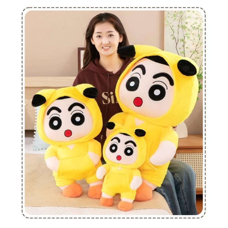 Shin Crayon Pikachu Chan Plush Toy Cartoon Stuffed Doll Decoration Kids Gift