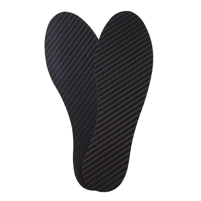 1 Pair 1.2mm Carbon Fiber Insole and Shock-absorbing Insole, Foot Fractures, Hallux Rigidus and Limitus, Rigid Shoe Insert