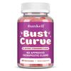Bust Curve Gummies, Herbal Dietary Supplement, Natural Strawberry Flavor Chewable Gummies, 60 Count