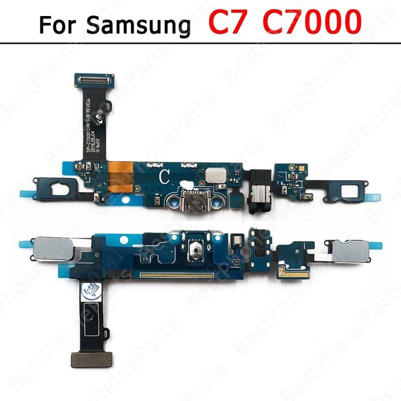 Charge Board For Samsung Galaxy C5 C7 C9 Pro E5 E7 F52 Z Flip Fold2 Usb Connector Charging Port Plate PCB Dock Parts