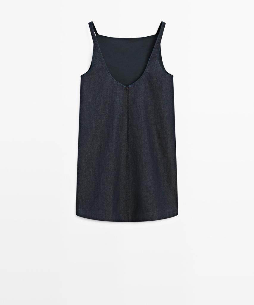 Masimodutti Denim Mini Dress