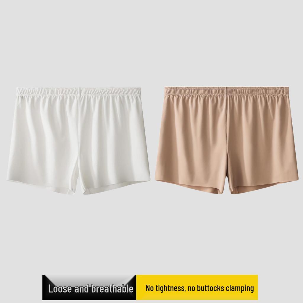 Neue Sommer Eis Seide Übergröße Herren Freizeit Satin Hose