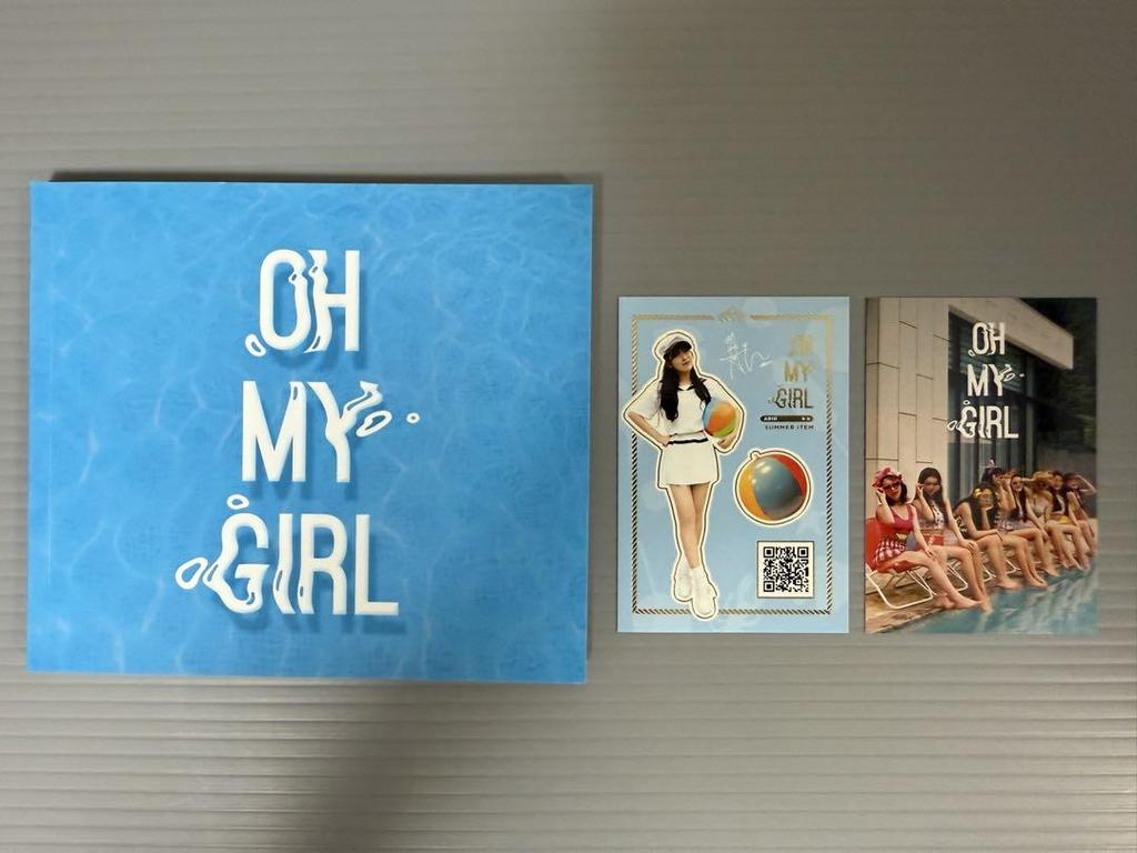 [USED] OH MY GIRL Binnie Autographed CD Yubin Binnie Yubin