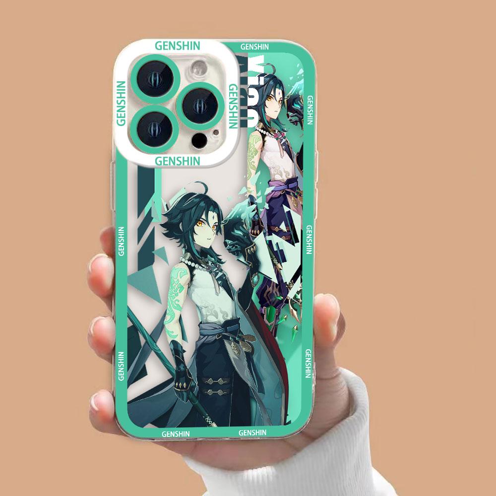 Genshin Impact Yae Xiao Clear Phone Case For OPPO A6X A98 A94 A79 A78 A74 A60 A58 A57 A55 A54 A53 A31 A15 A9 A5 A3 A3X A5X Case
