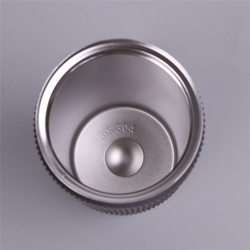 Coffee Cup Double Wall Heat Resistant Silicone Grip Travel Mug, Eco-Friendly Portable Cups With Leakproof Lid-B61B