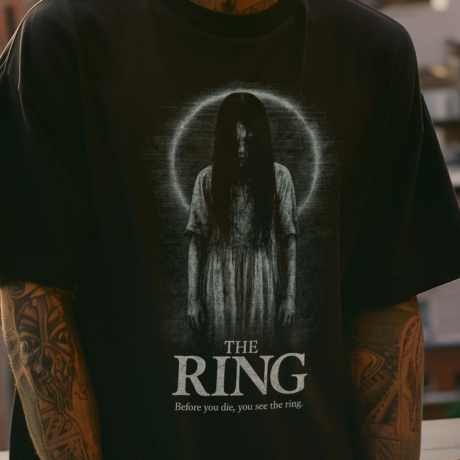 The Ring Shirt Horror Movie Tee | Sadako VHS Cursed Tape Design for 2000s J-Horror Fans S