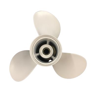 Boat Propeller 9 7/8x12 Fit for Yamaha Outboard 25HP-30HP 3 Blades Aluminum 10 Tooth OEM NO: 664-45954-00-EL 9.875x12
