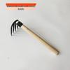 Forged Steel Three-Tine/Four-Tine Garden Rake for Loosening and Turning Soil