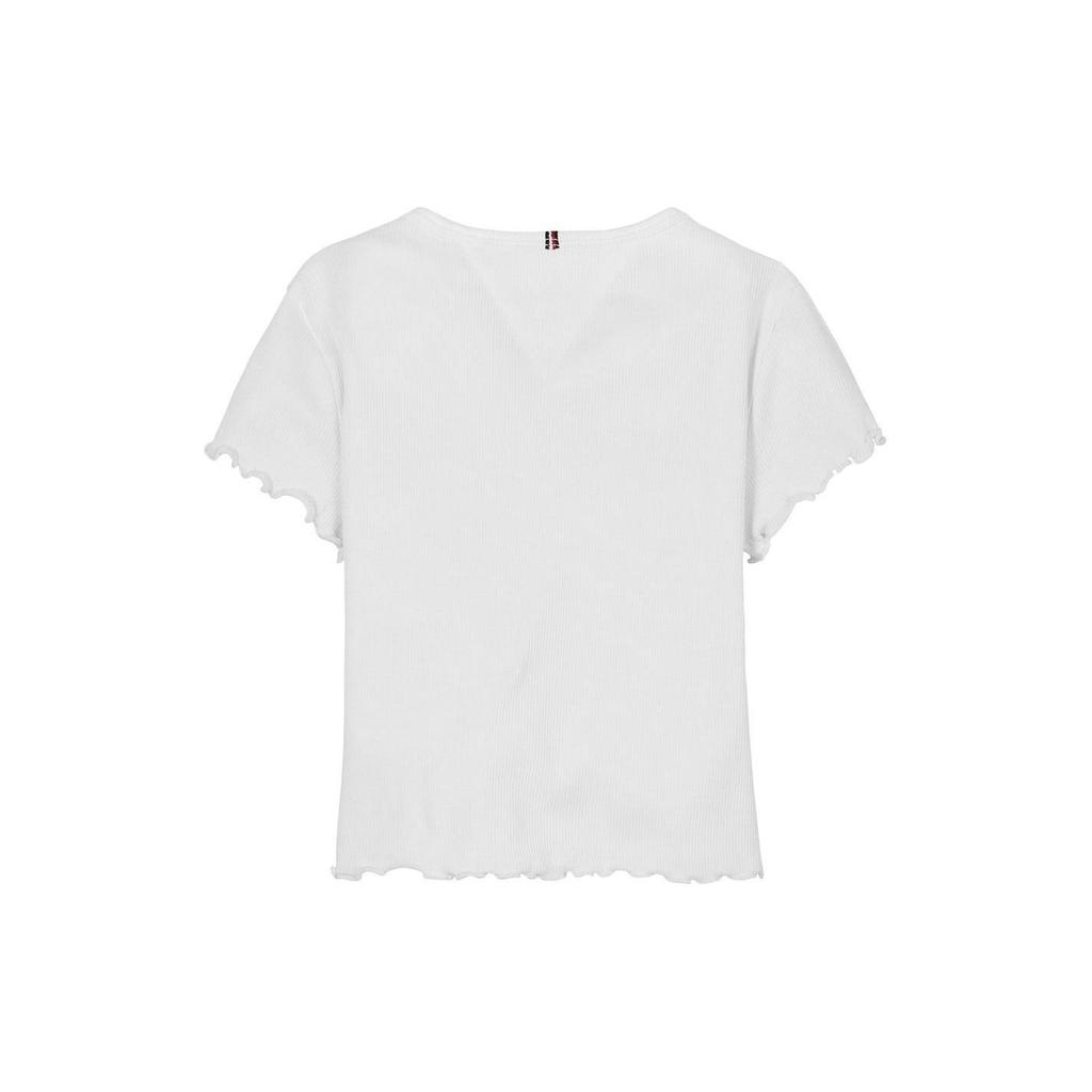 Tommy Hilfiger Childrens/Kids Essential Round Regular Frill T-Shirt