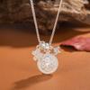 Elegant French Floral Compass Clavicle Necklace – Luxurious, Versatile, Exquisite Hollow Design for Women