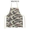 Retro Flowers Plant Pattern Aprons Home Baking Cooking Kitchen Aprons for Women Men Outdoor Garden Cleaning Aprons